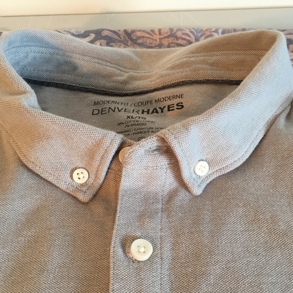 Denver Hayes Short Sleeve Knit Button Down - Picture 4 of 5